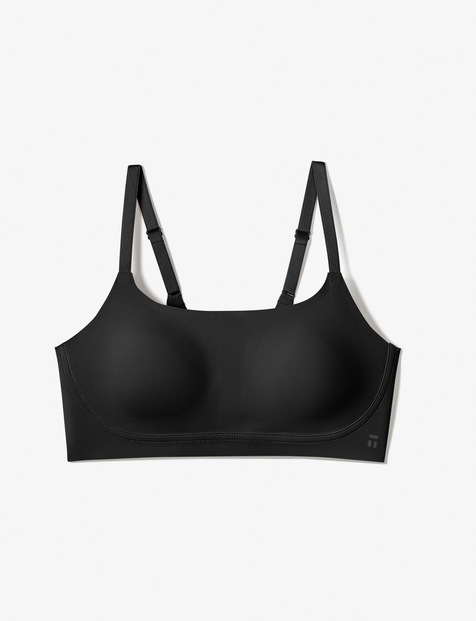 Women's Comfort Smoothing Scoop Bralette::Black