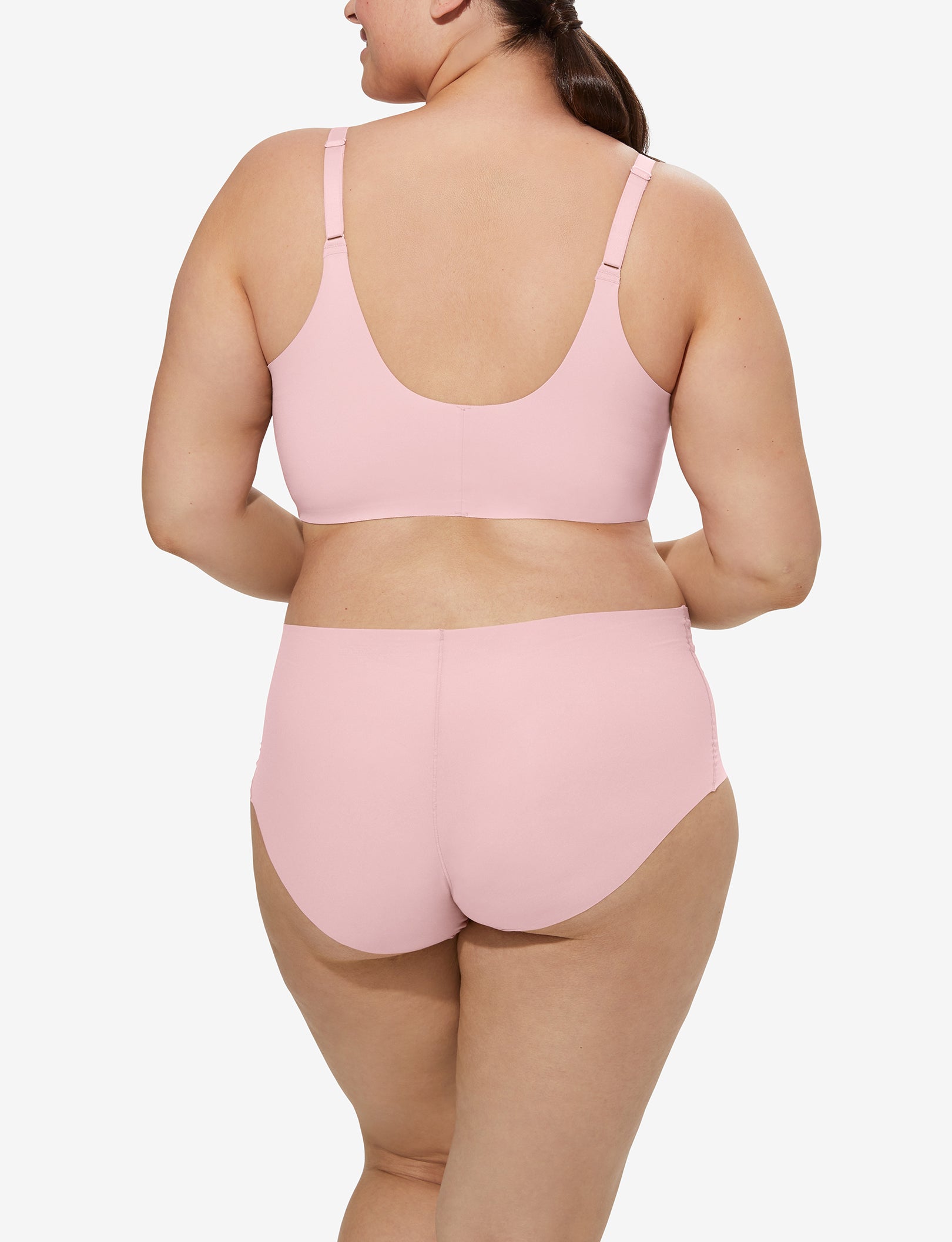 Women's Comfort Smoothing Scoop Bralette::Peachskin