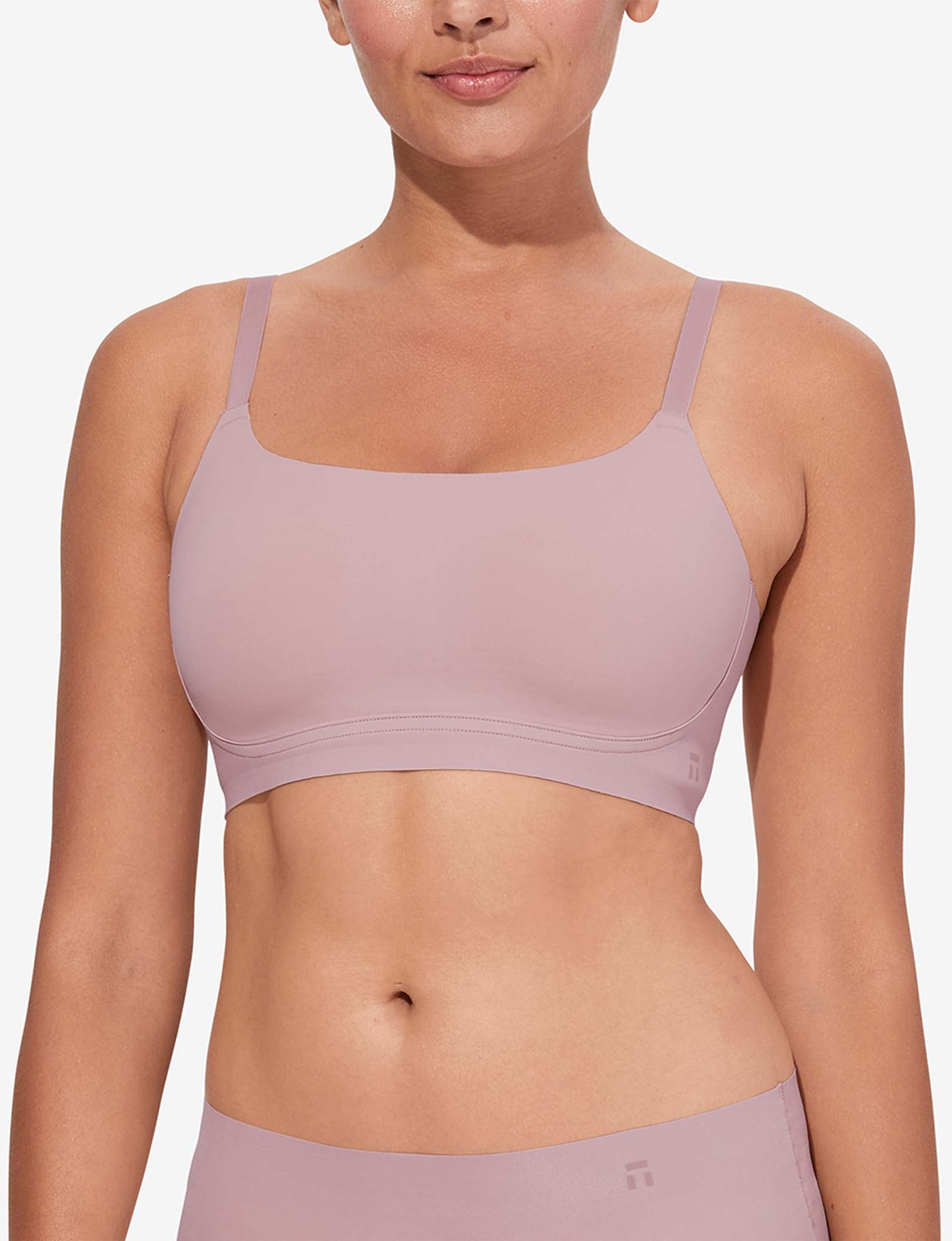Women's Comfort Smoothing Scoop Bralette::Mauve Shadows