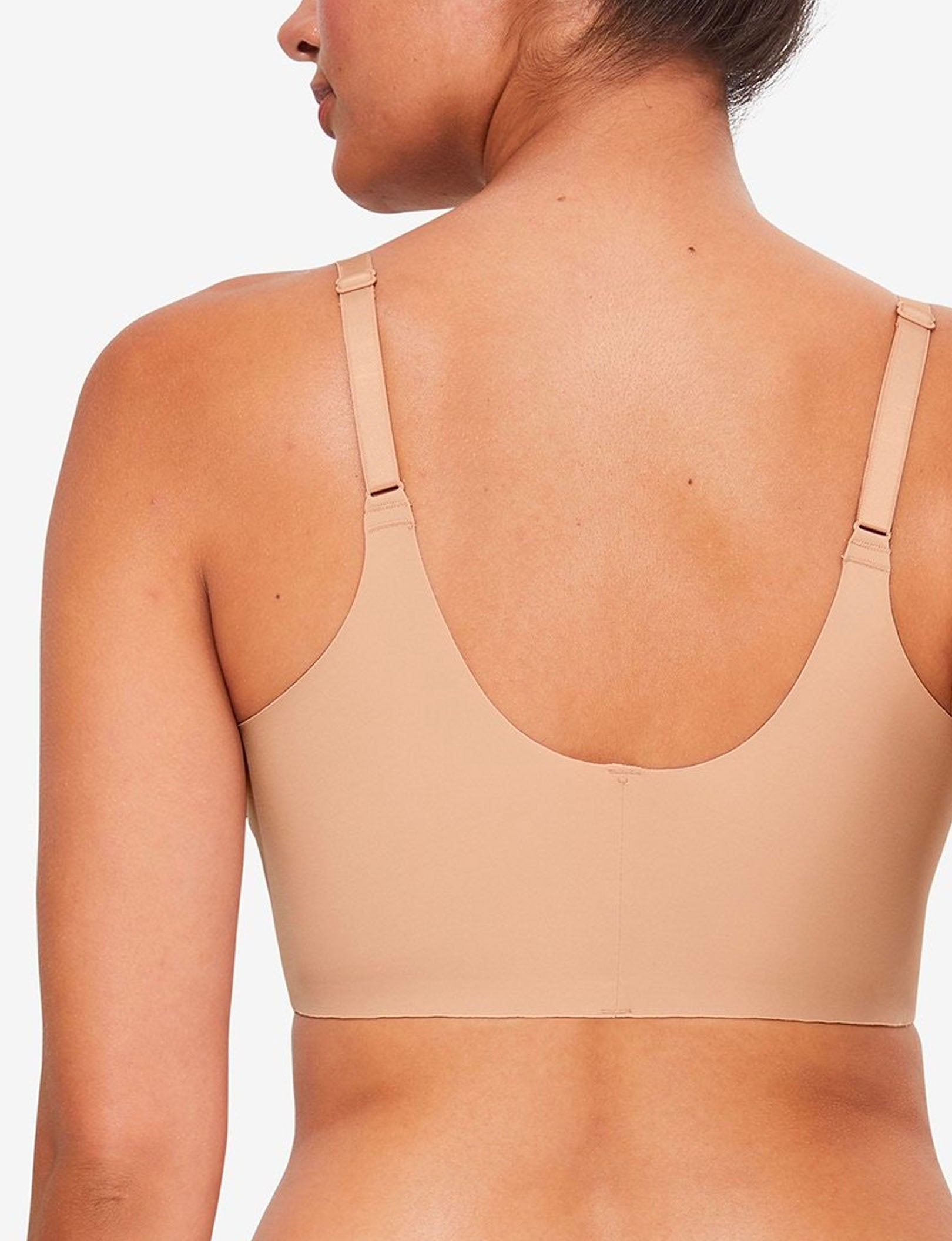 Women's Comfort Smoothing Scoop Bralette::Rugby Tan