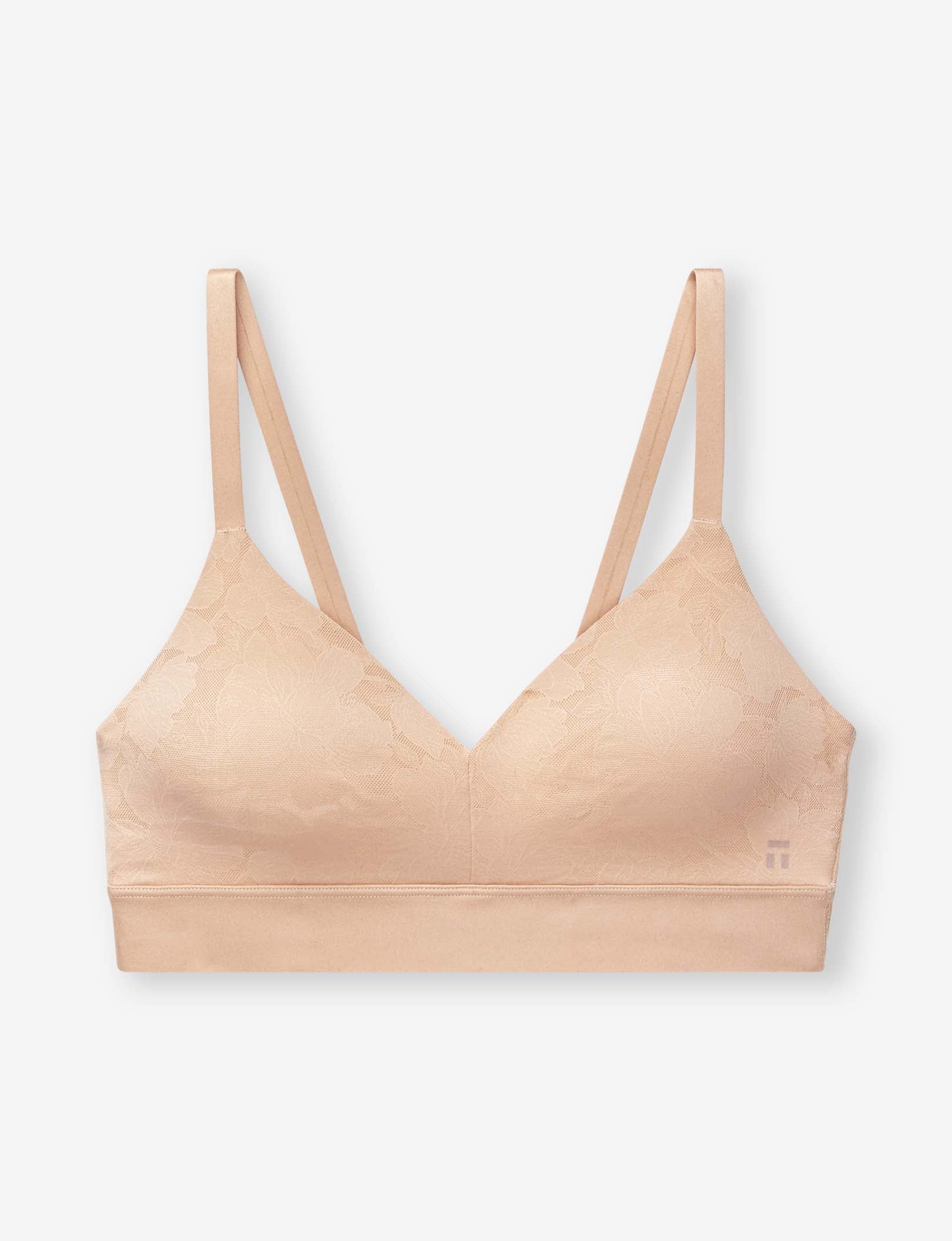 Second Skin Comfort Lace Bralette::Maple Sugar Lace