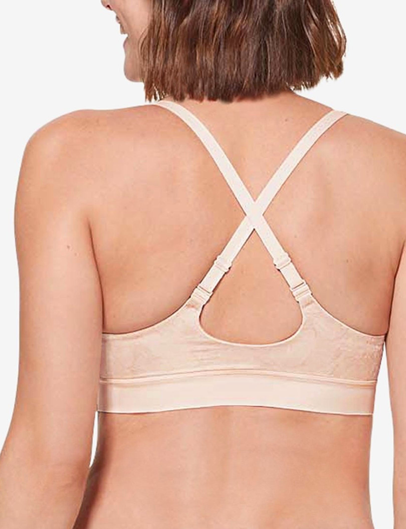 Second Skin Comfort Lace Bralette::Soft Pink Lace