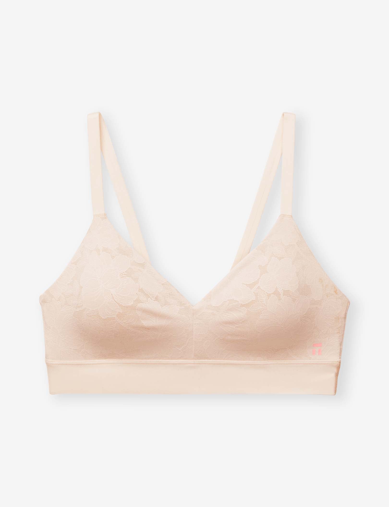 Second Skin Comfort Lace Bralette::Soft Pink Lace